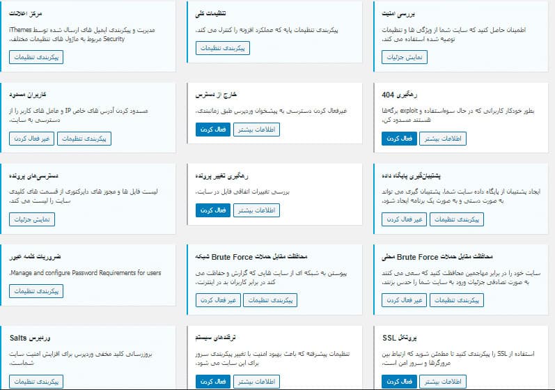 دانلود رایگان افزونه آیتمز سکوریتی اورجینال فارسی iTheme Security Pro