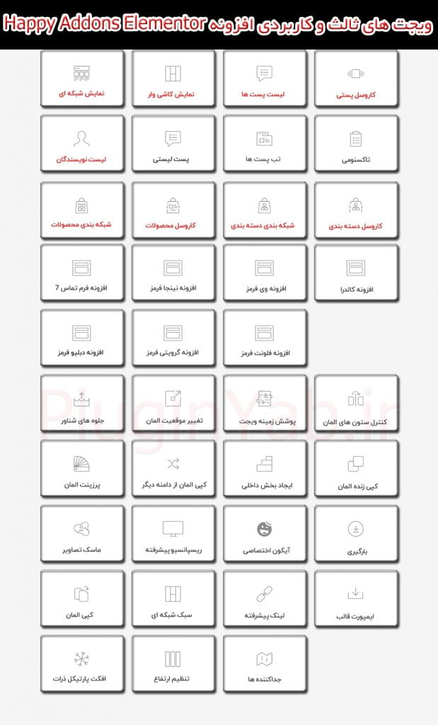 دانلود رایگان افزونه هپی ادآن پرو المنتور فارسی Happy Addons Elementor بروزرسانی سریع