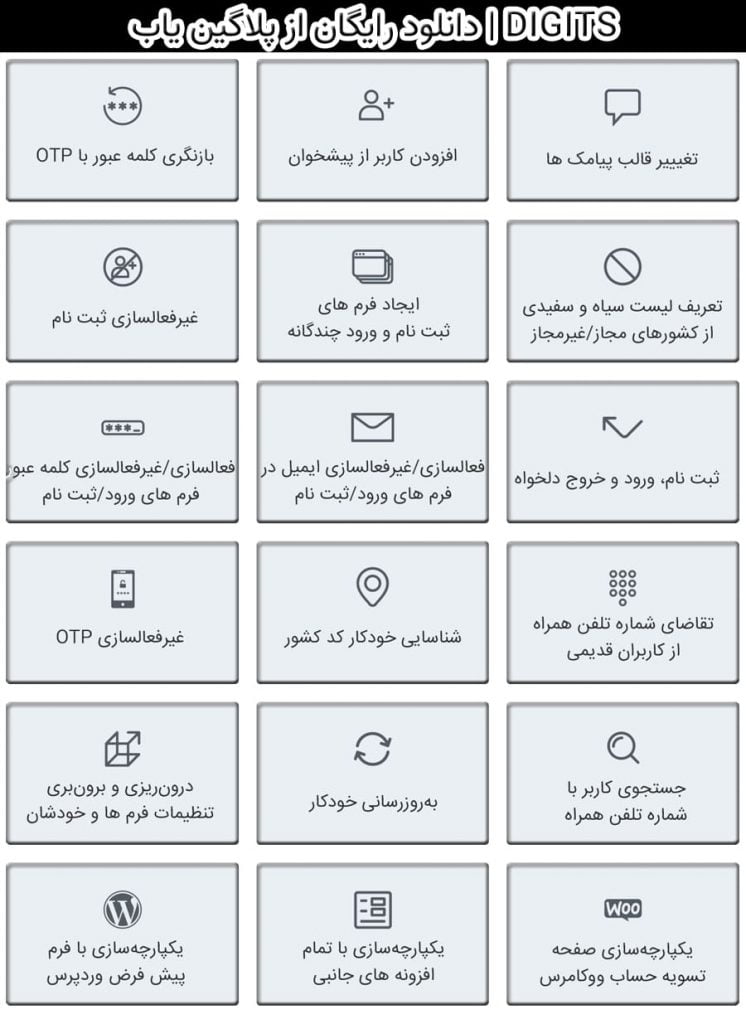 دانلود رایگان افزونه دیجیتس فارسی DiGits اورجینال