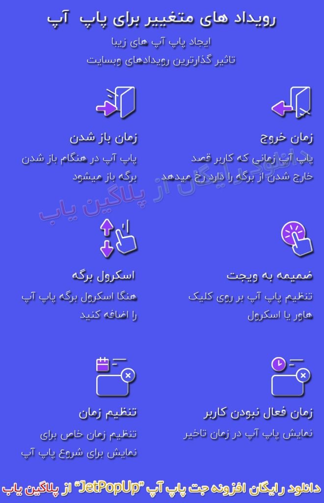 خرید رایگان لایسنس افزونه جت پاپ آپ المنتور JetPopUp فارسی اورجینال بروزرسانی شده
