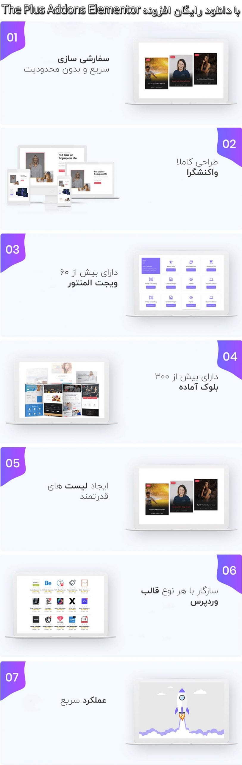دانلود رایگان افزونه پلاس المنتور The Plus Elementor فارسی بروز اورجینال لایسنس
