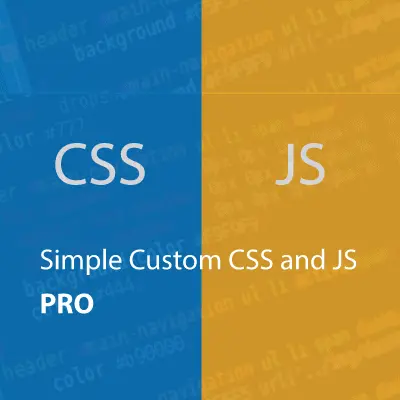 دانلود رایگان افزونه simple custom css js pro وردپرس
